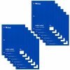 C-Line Products One-Subject Notebook, 70 Page, Wide Ruled, Blue, 12PK 22038